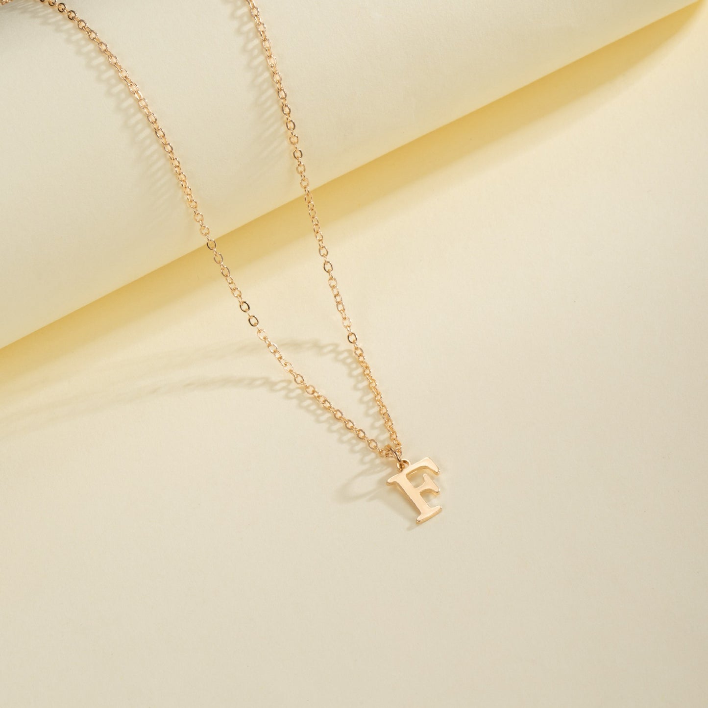 English Letter Necklace Female Personality