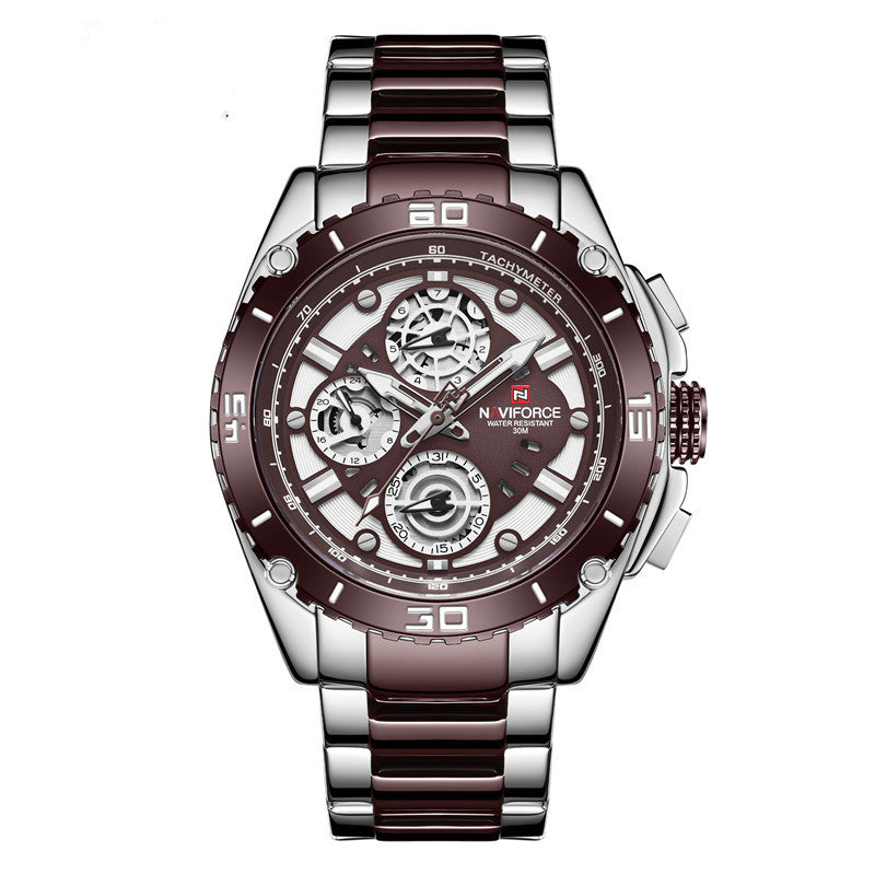 NAVIFORCE Multifunctional Business Quartz Watch