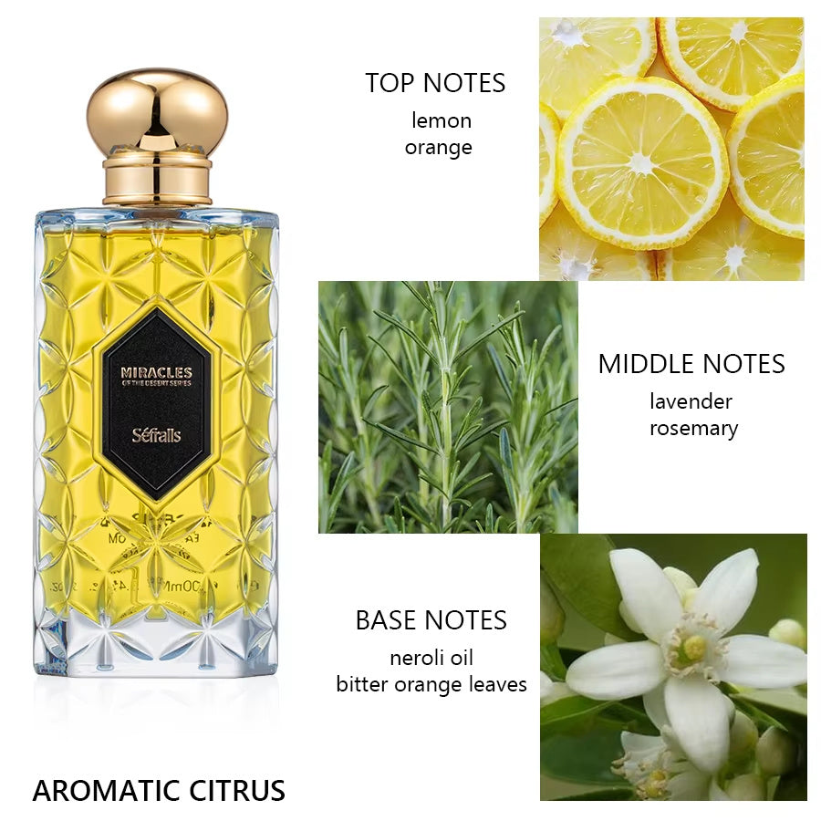 Sefralls Azure Miracle Perfume Cologne Fragrance Versatile And Long Lasting Fresh Romantic Luxury Perfumes Vibrant Perfume