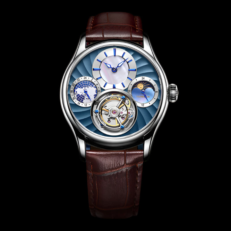 Hollow automatic men's business mechanical watch