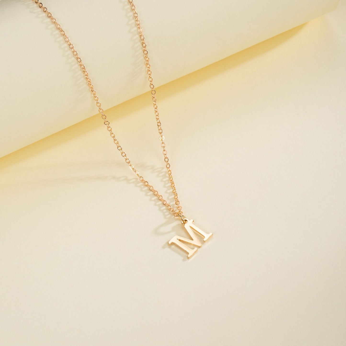 English Letter Necklace Female Personality