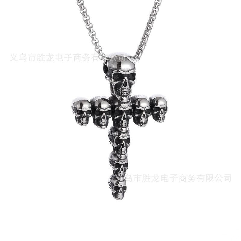 Personality Retro Skull Men Pendant