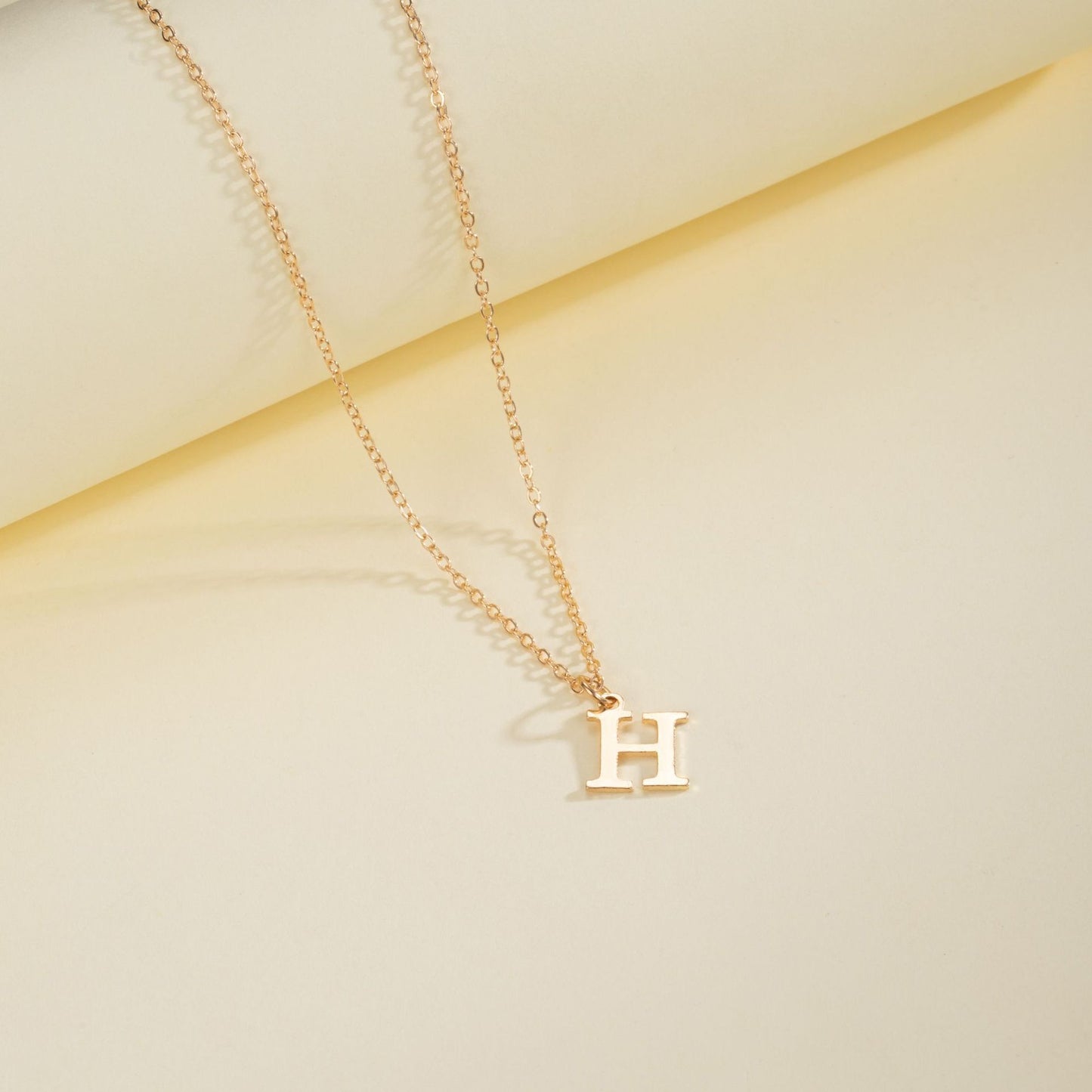 English Letter Necklace Female Personality