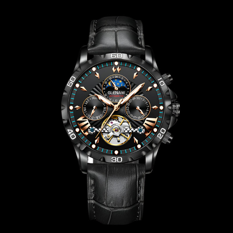 Men's Fashion Hollowed-out Watch Automatic Mechanical Watch