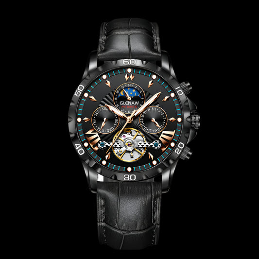 Men's Fashion Hollowed-out Watch Automatic Mechanical Watch